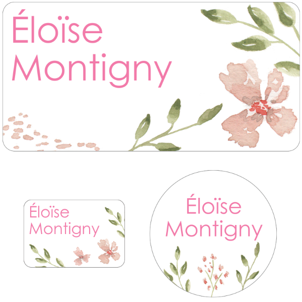 Ensemble d'étiquettes