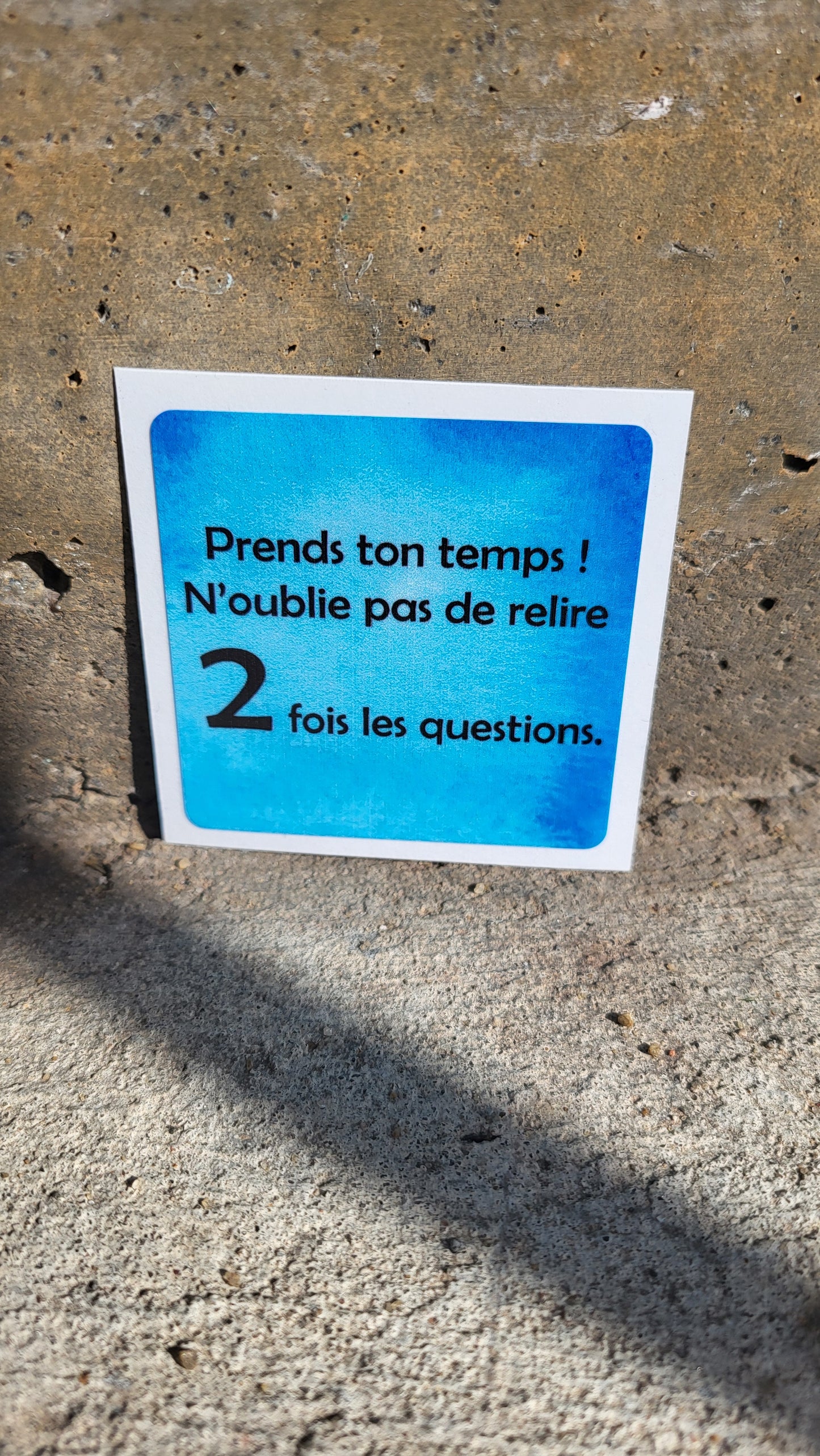 Autocollant Rappel