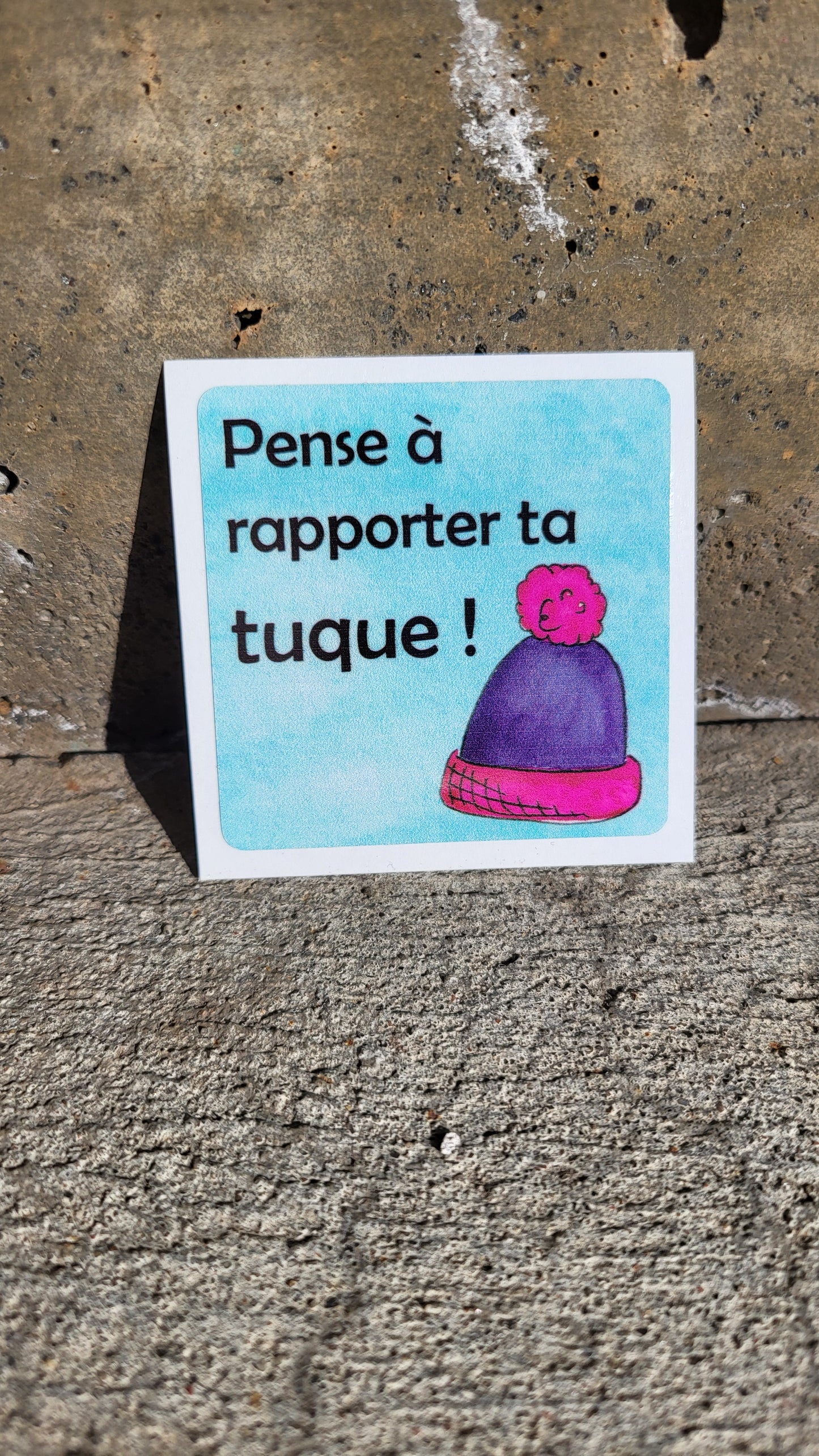 Autocollant Rappel