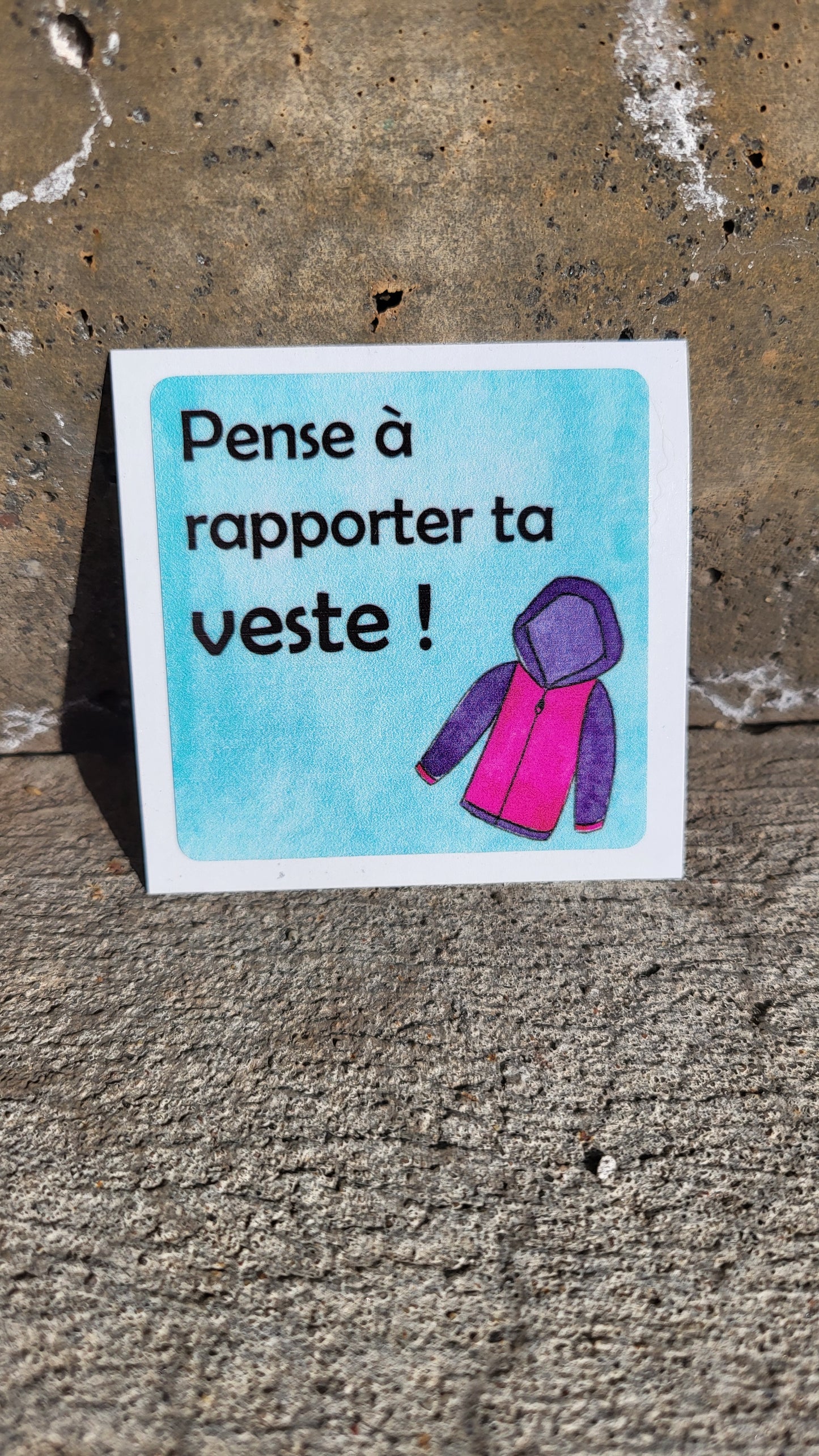 Autocollant Rappel