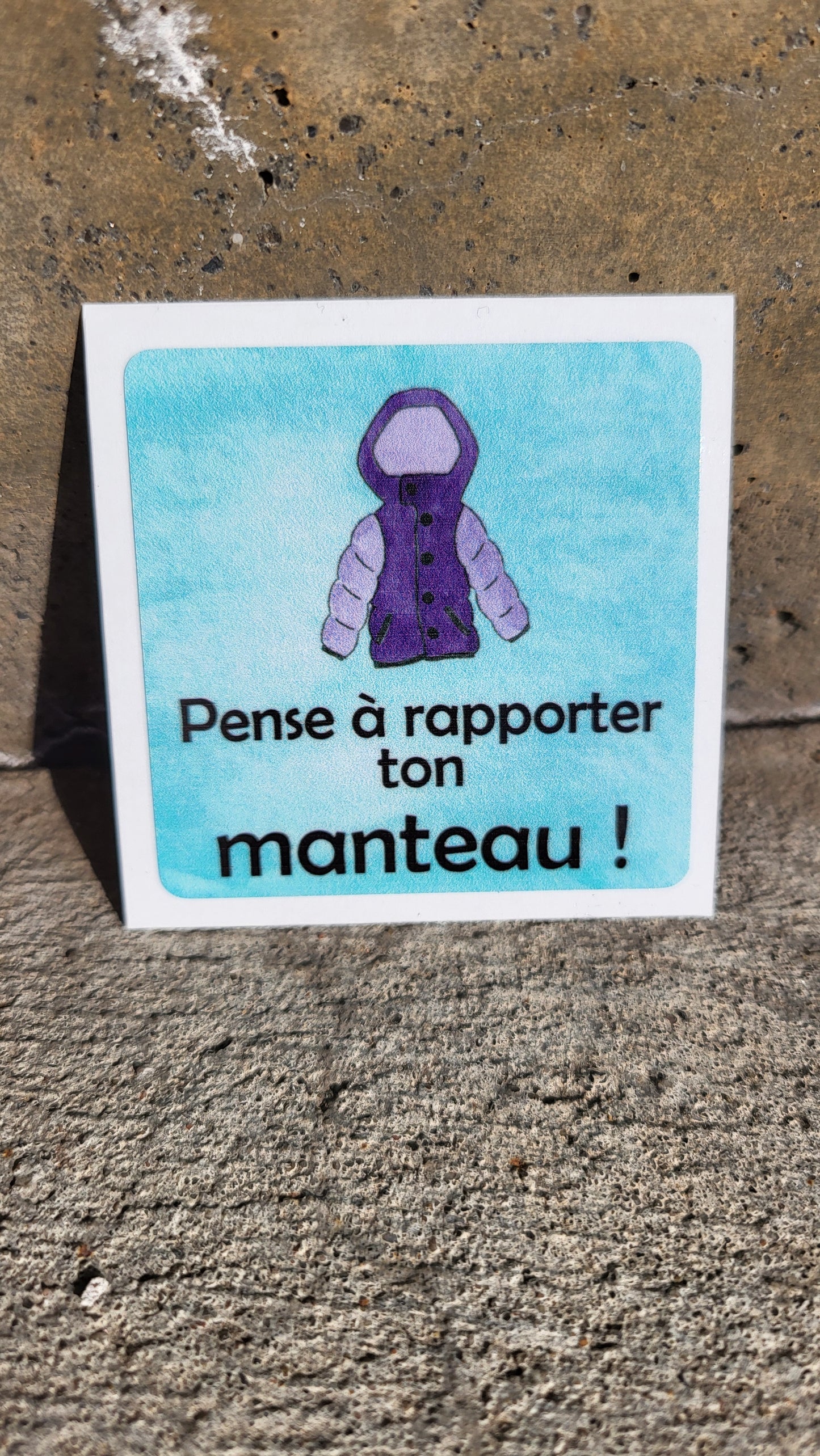 Autocollant Rappel