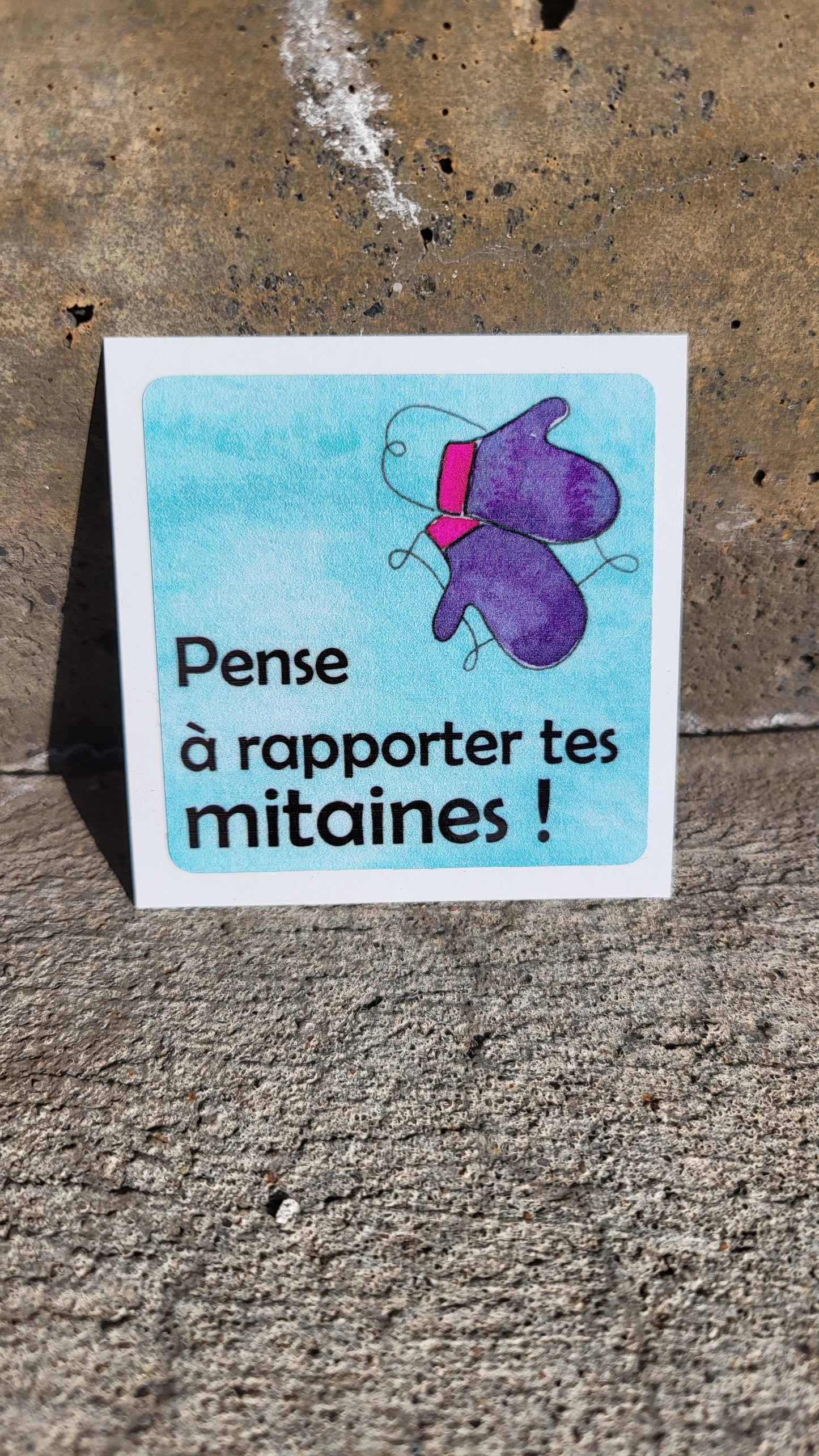 Autocollant Rappel