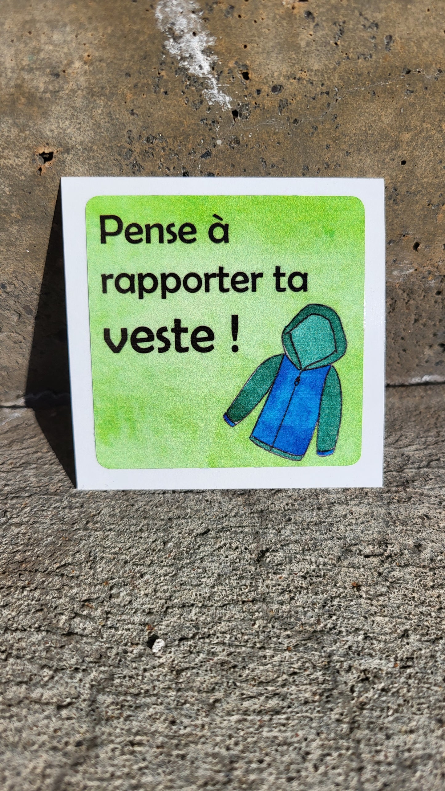 Autocollant Rappel