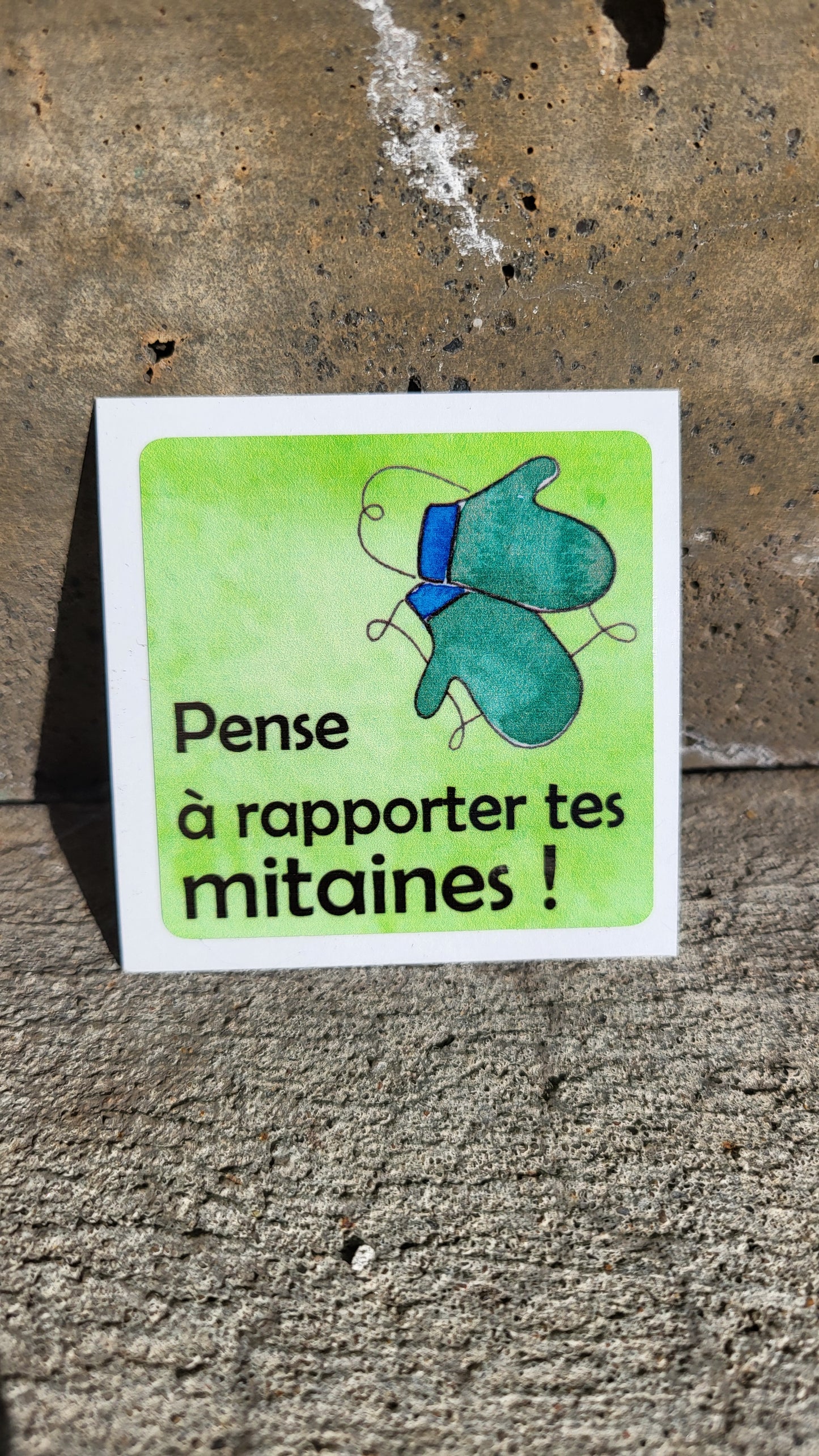Autocollant Rappel