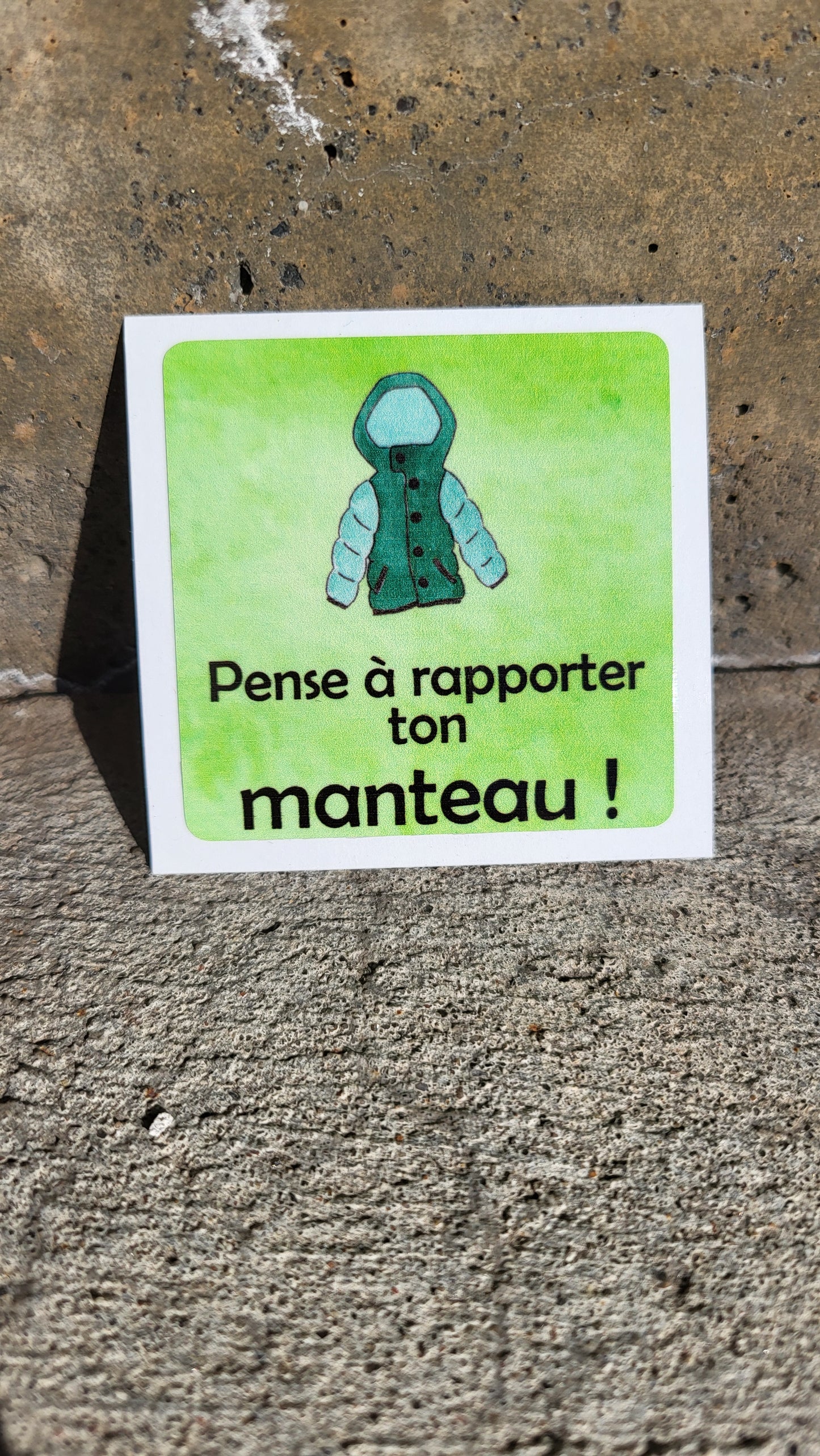 Autocollant Rappel