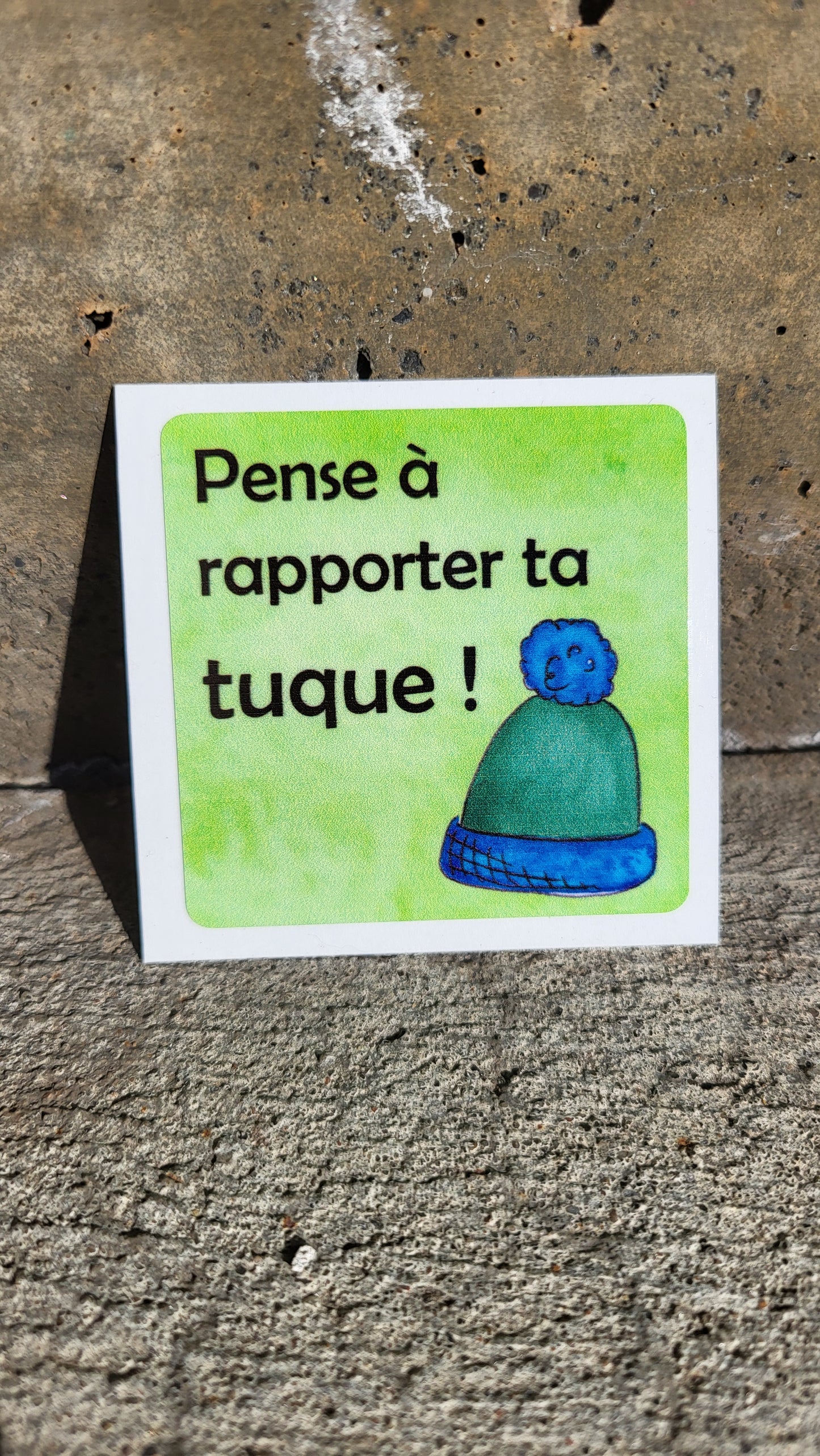 Autocollant Rappel