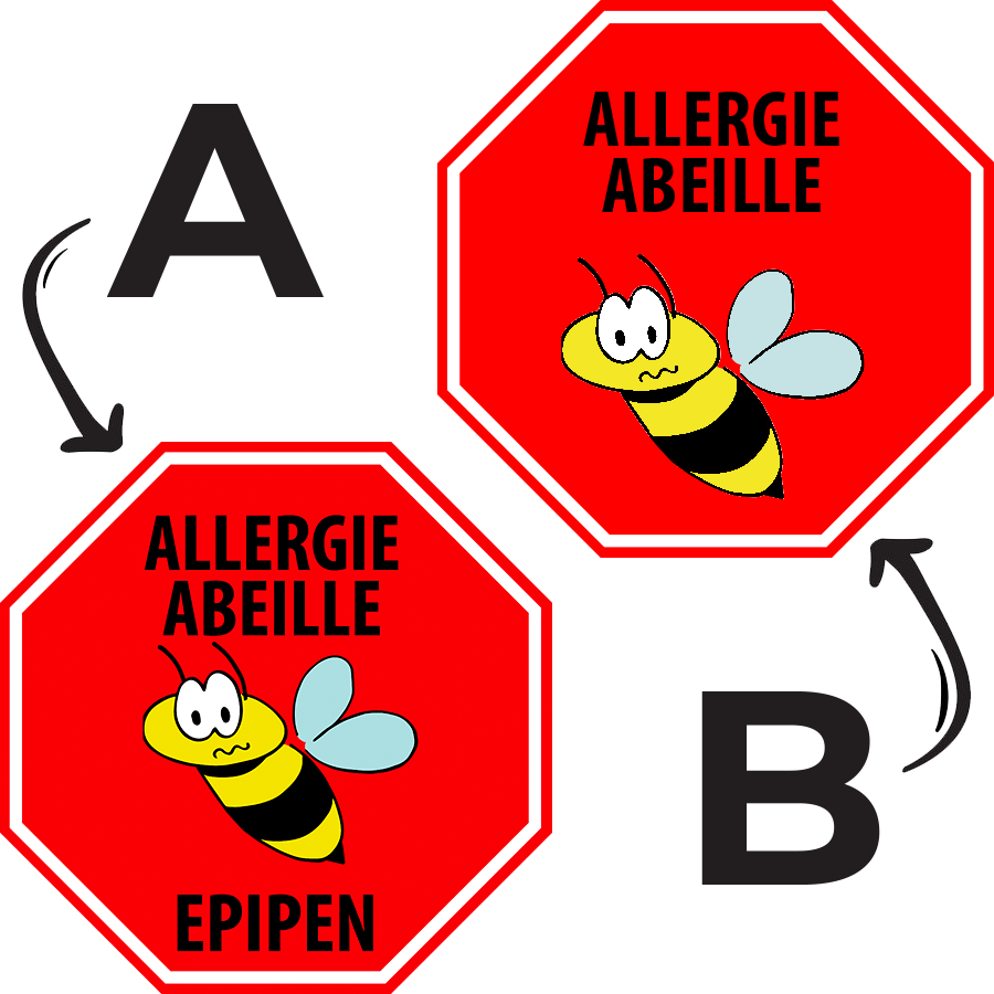 Étiquettes allergie