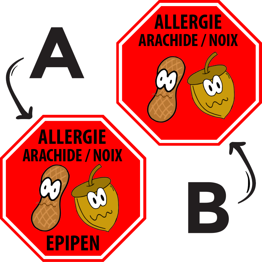 Étiquettes allergie