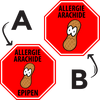 Étiquettes allergie