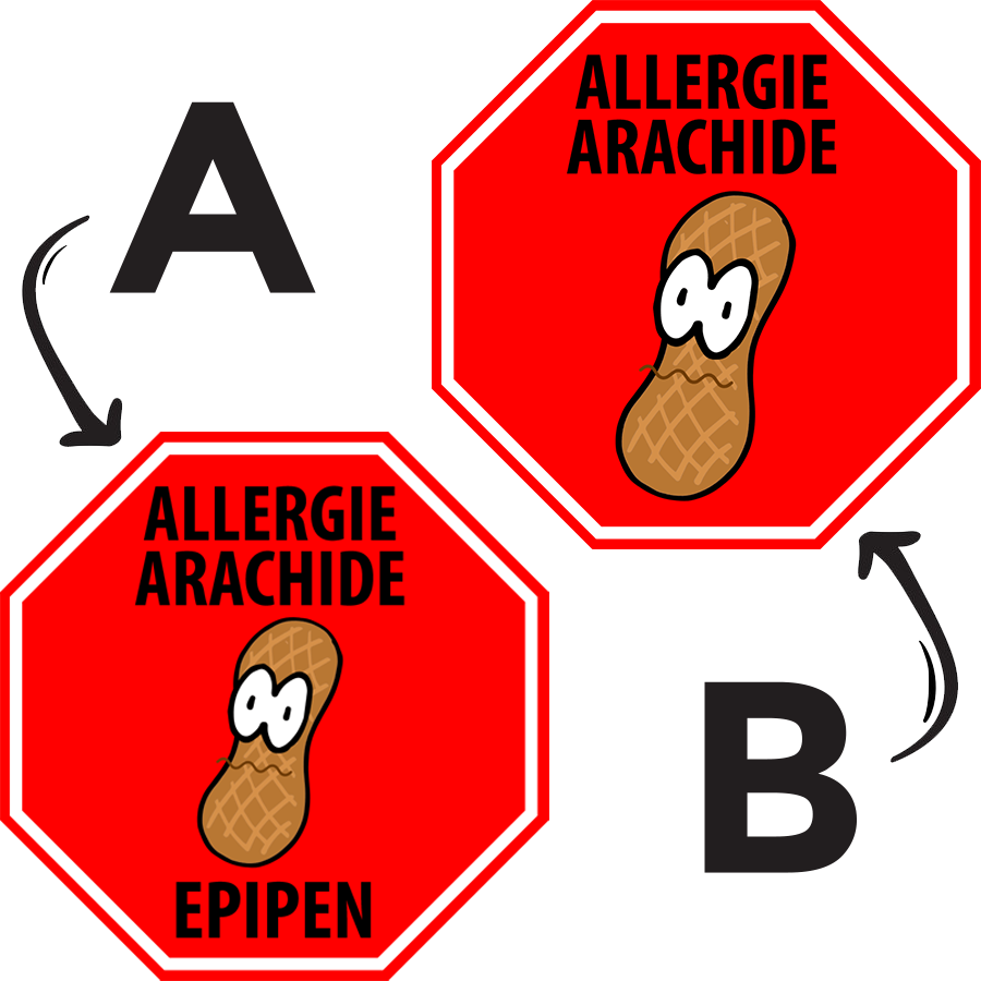 Étiquettes allergie