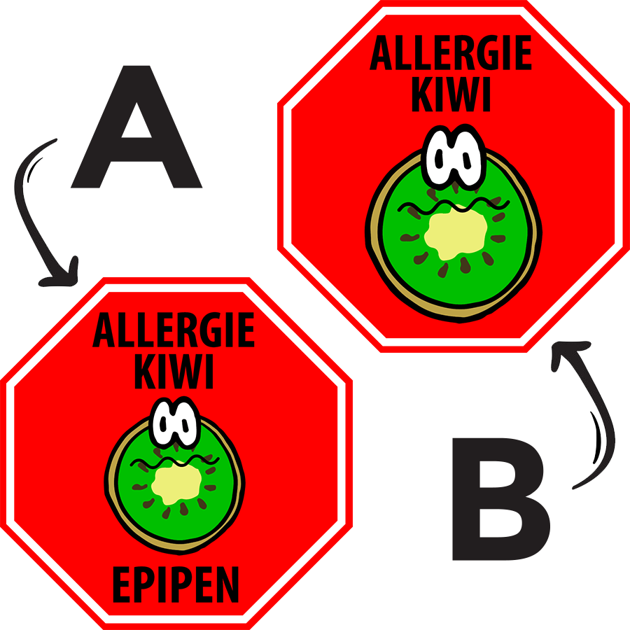 Étiquettes allergie