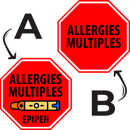 Étiquettes allergie