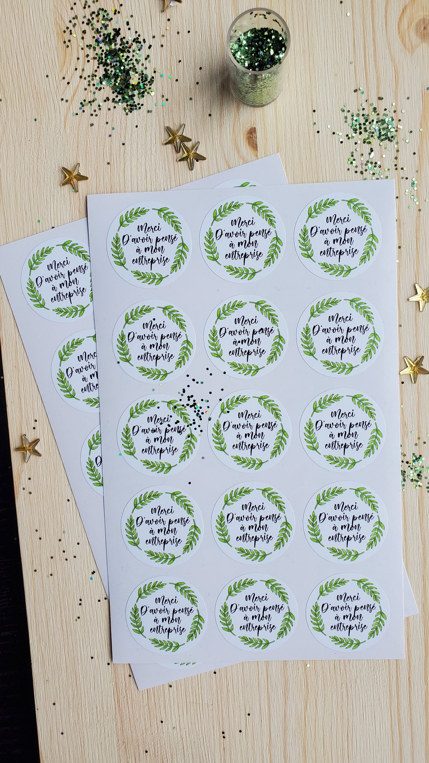 Thank you stickers