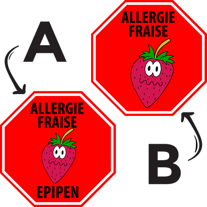 Étiquettes allergie