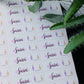 S.E.T. Planner Stickers